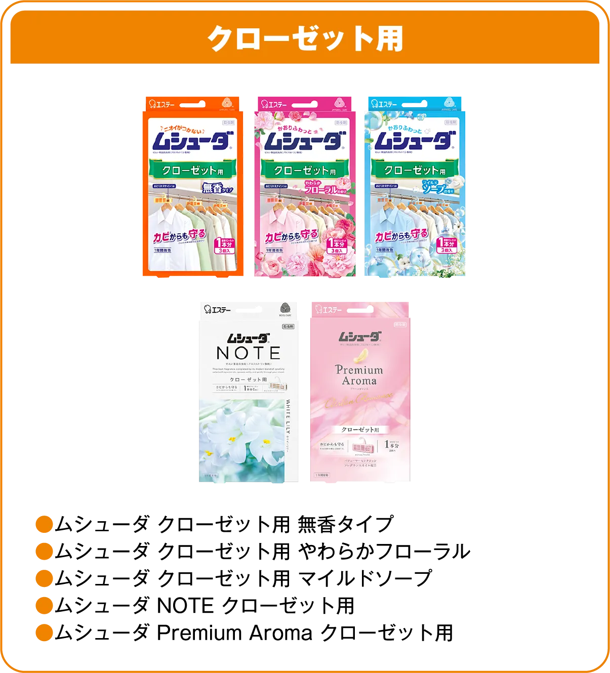 クローゼット用